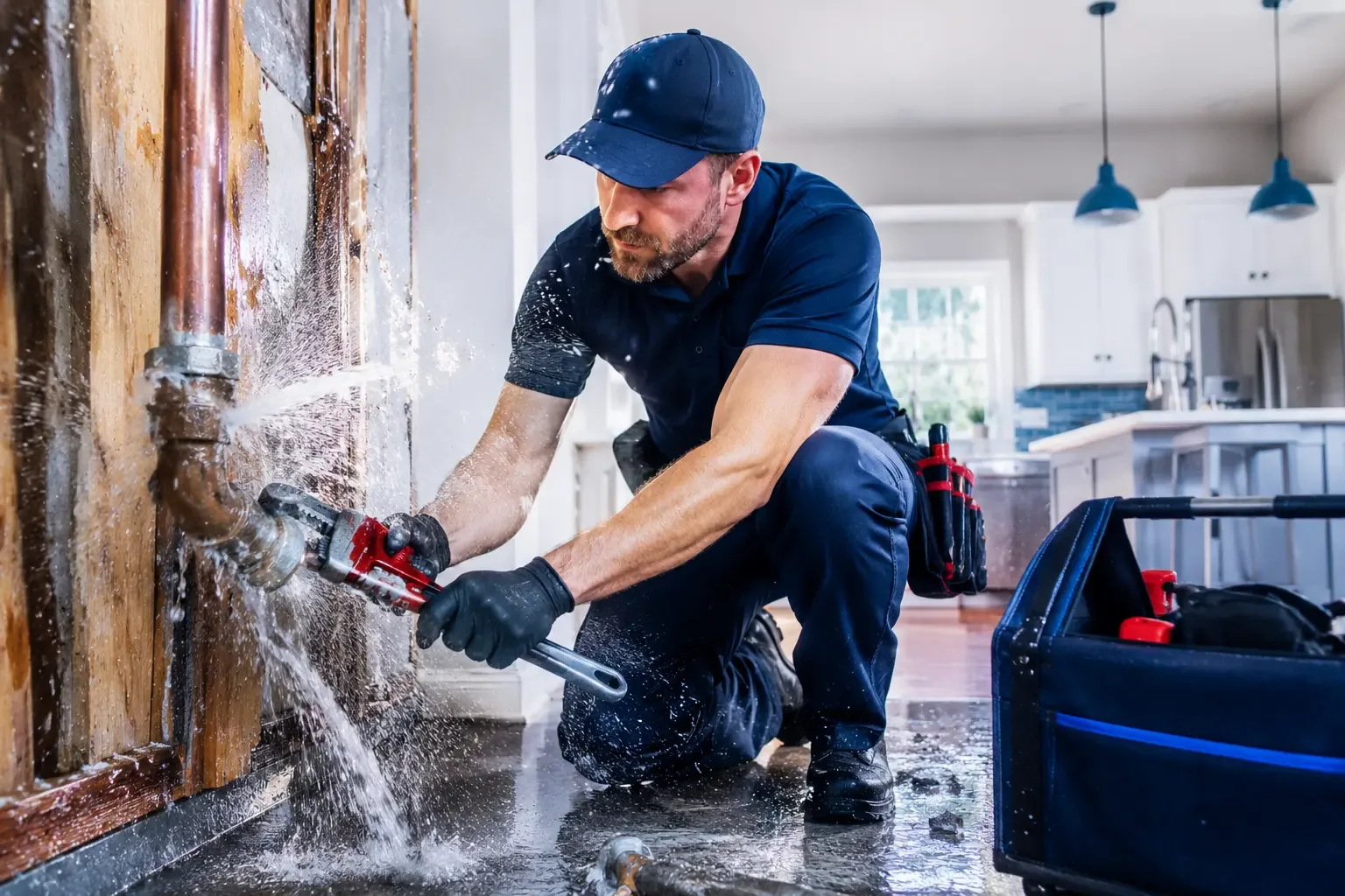 Local emergency pipe repair professionals in Newhebron, MS